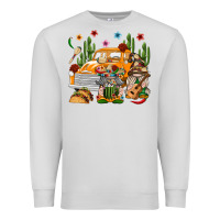 Dove Grey Mexican Gnome Truck Premium Sweatshirt - texasbilliewilder