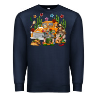 Navy Mexican Gnome Truck Premium Sweatshirt - texasbilliewilder