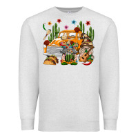Oatmeal Heather Mexican Gnome Truck Premium Sweatshirt - texasbilliewilder