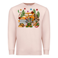 Pale Pink Mexican Gnome Truck Premium Sweatshirt - texasbilliewilder