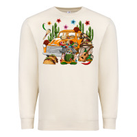 Sandshell Mexican Gnome Truck Premium Sweatshirt - texasbilliewilder