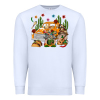 White Mexican Gnome Truck Premium Sweatshirt - texasbilliewilder