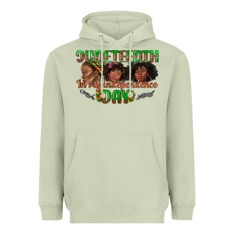 Juneteenth In My Independence Day Heavyweight Hoodie by texasbilliewilder | Teevron