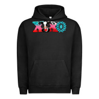 Pigment Black xoxo with cow Urban Hoodie - AdoDesignShop