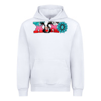 White xoxo with cow Urban Hoodie - AdoDesignShop