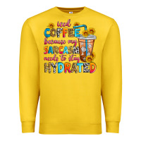 Lemon iced coffee because my sarcasm needs to stay hydra Premium Sweatshirt - Zillion Design Studio
