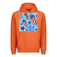 Carrot 4th of july firecracker and star seamless  pattern Premium Hoodie - BundleAndBundleShop
