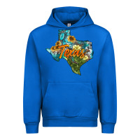 Cobalt western texas map Urban Hoodie - AdoDesignShop