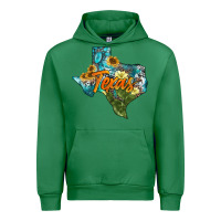 Emerald western texas map Urban Hoodie - AdoDesignShop