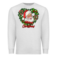 Oatmeal Heather merry christmas santa Premium Sweatshirt - RanaPortraitStore