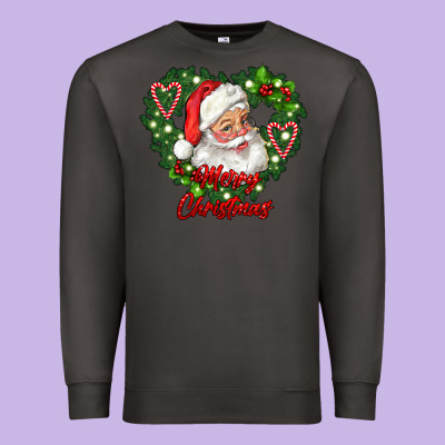 Merry Christmas Santa Premium Sweatshirt Designed By Ranaportraitstore