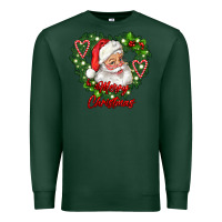 Sports Green merry christmas santa Premium Sweatshirt - RanaPortraitStore