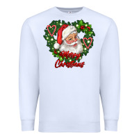 White merry christmas santa Premium Sweatshirt - RanaPortraitStore
