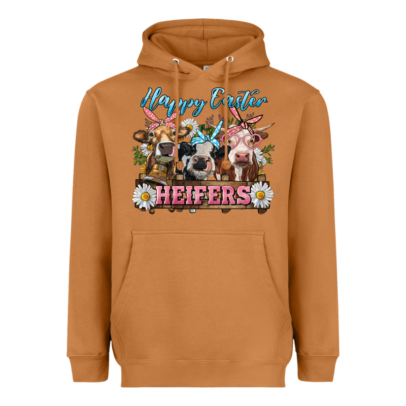Happy Easter Heifers Heavyweight Hoodie by RanaPortraitStore | Teevron