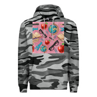 Slate Camo Teacher Seamless Pattern Premium Hoodie - BundleAndBundleShop