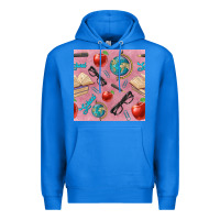 True Royal Teacher Seamless Pattern Premium Hoodie - BundleAndBundleShop