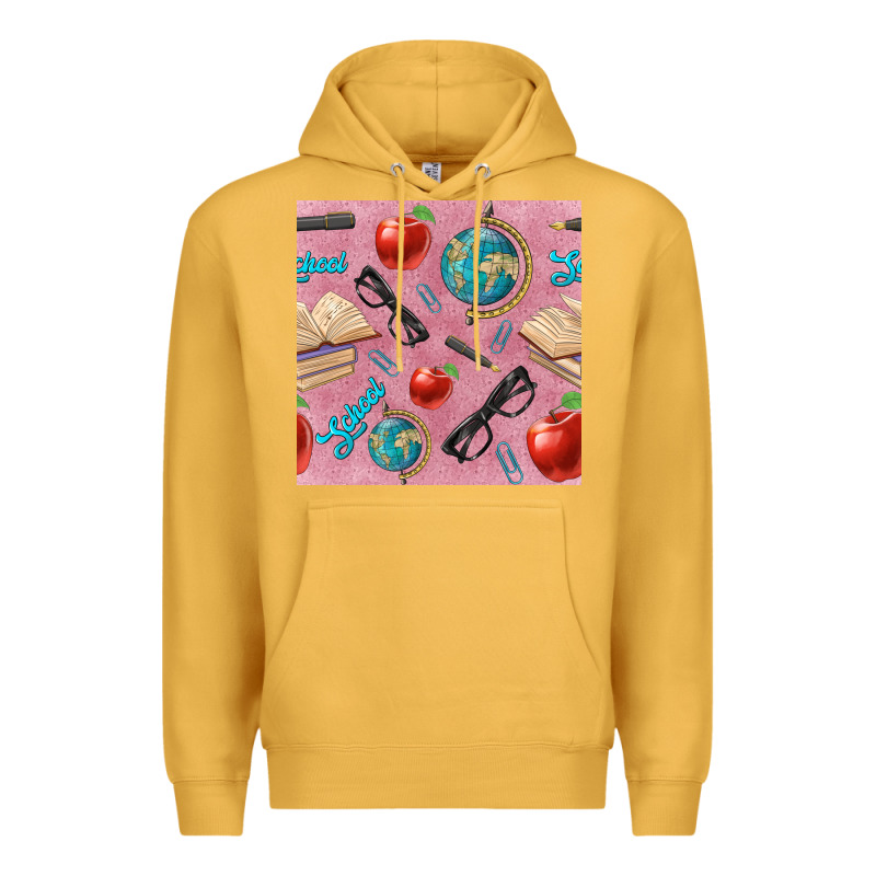 Teacher Seamless Pattern Premium Hoodie by BundleAndBundleShop | Teevron