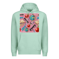 Seafoam Teacher Seamless Pattern Premium Hoodie - BundleAndBundleShop