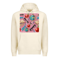 Tofu Teacher Seamless Pattern Premium Hoodie - BundleAndBundleShop