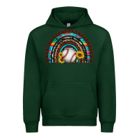 Forest Green baseball rainbow Urban Hoodie - Artiststas