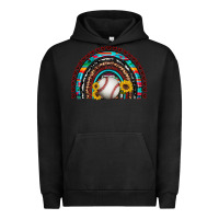 Pigment Black baseball rainbow Urban Hoodie - Artiststas