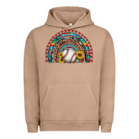 Pigment Burro baseball rainbow Urban Hoodie - Artiststas