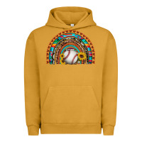 Pigment Peanut Butter baseball rainbow Urban Hoodie - Artiststas