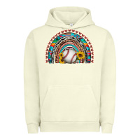 Pigment Pistachio baseball rainbow Urban Hoodie - Artiststas