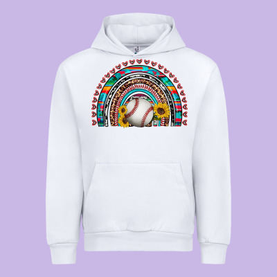 Baseball Rainbow Urban Hoodie Designed By Artiststas