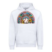 White baseball rainbow Urban Hoodie - Artiststas