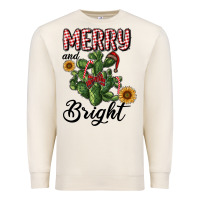 Sandshell merry and bright with cactus Premium Sweatshirt - RanaPortraitStore