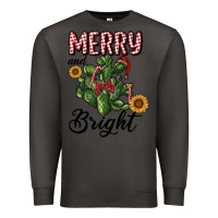 Smoke merry and bright with cactus Premium Sweatshirt - RanaPortraitStore