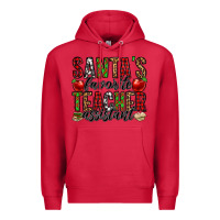 Cardinal santa's favorite teacher assistant Premium Hoodie - Jasminsmagicworld