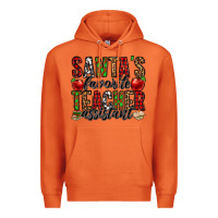 Carrot santa's favorite teacher assistant Premium Hoodie - Jasminsmagicworld