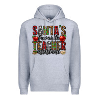 Santa's Favorite Teacher Assistant Premium Hoodie | Teevron