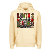 Pina Colada santa's favorite teacher assistant Premium Hoodie - Jasminsmagicworld