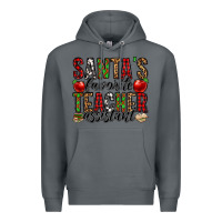 Rock santa's favorite teacher assistant Premium Hoodie - Jasminsmagicworld