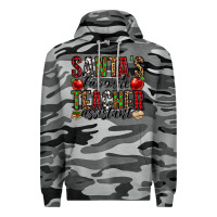 Slate Camo santa's favorite teacher assistant Premium Hoodie - Jasminsmagicworld