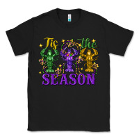 Black Tis The Season Crawfish Mardi Gras Classic Tee - FaDigitalArtStudio