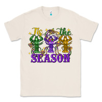 Natural Tis The Season Crawfish Mardi Gras Classic Tee - FaDigitalArtStudio