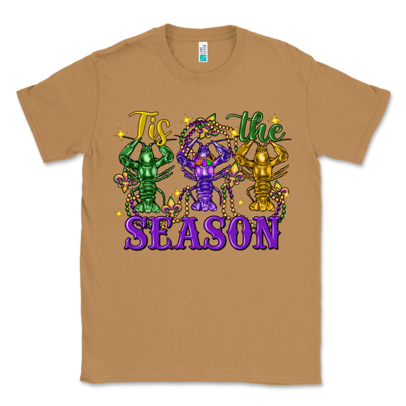 Tis The Season Crawfish Mardi Gras Classic Tee by FaDigitalArtStudio | Teevron