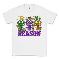 White Tis The Season Crawfish Mardi Gras Classic Tee - FaDigitalArtStudio