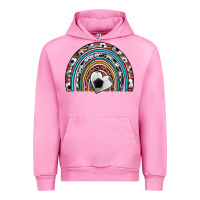 Fuchsia Pink soccer rainbow Urban Hoodie - Artiststas