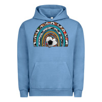 Pigment Pebble Blue soccer rainbow Urban Hoodie - Artiststas