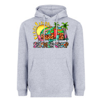 Heather Grey summer camp Heavyweight Hoodie - Zillion Design Studio