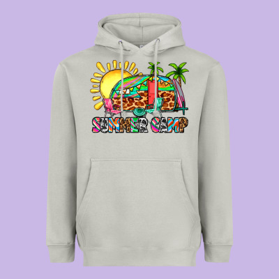 Summer Camp Heavyweight Hoodie Designed By Zillion Design Studio