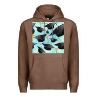 Chestnut graduation cap seamless pattern Premium Hoodie - BundleAndBundleShop