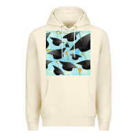 Sandshell graduation cap seamless pattern Premium Hoodie - BundleAndBundleShop