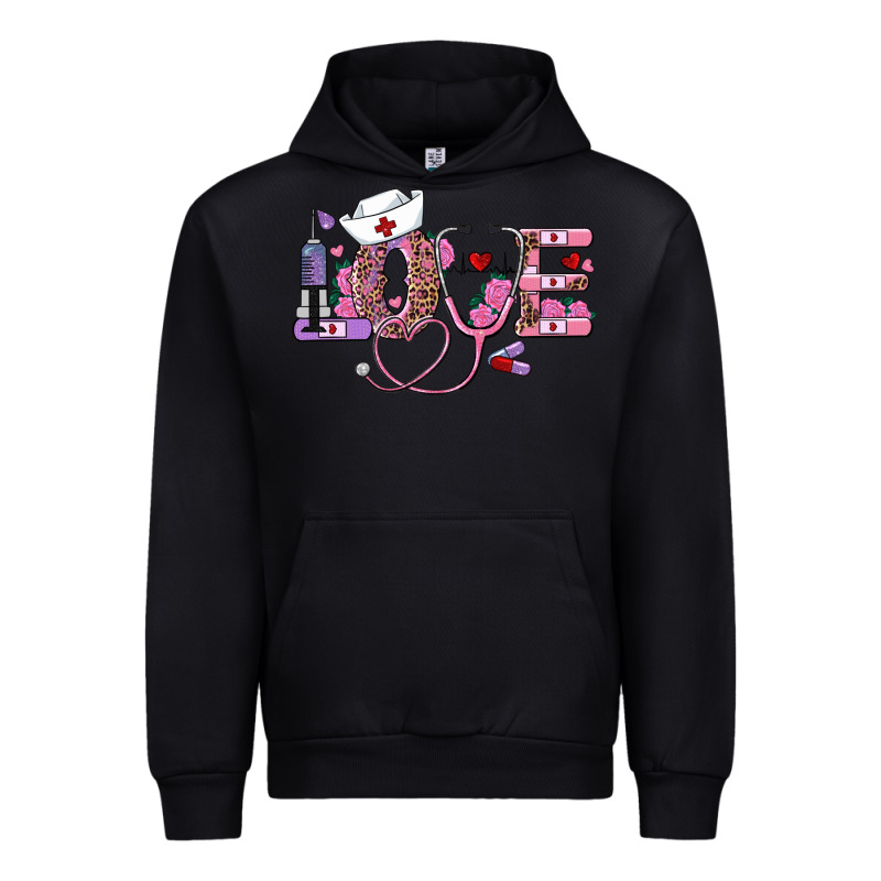 Valentine's Day Nurse Love Urban Hoodie by AdoDesignShop | Teevron