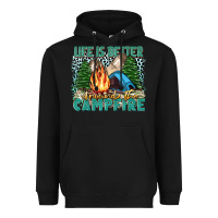 Black life is better around the campfire Heavyweight Hoodie - Zillion Design Studio